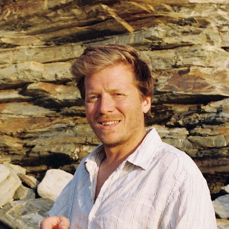 Jamie, who built Edgelands, on the Cornish coast